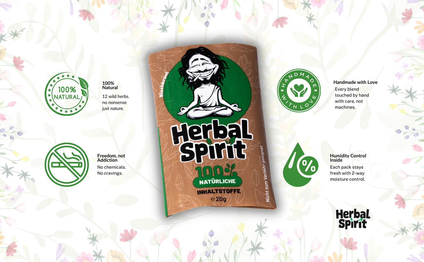Herbal Spirit 3er Vorteilspack – Natürlich. Sanft. Nikotinfrei.